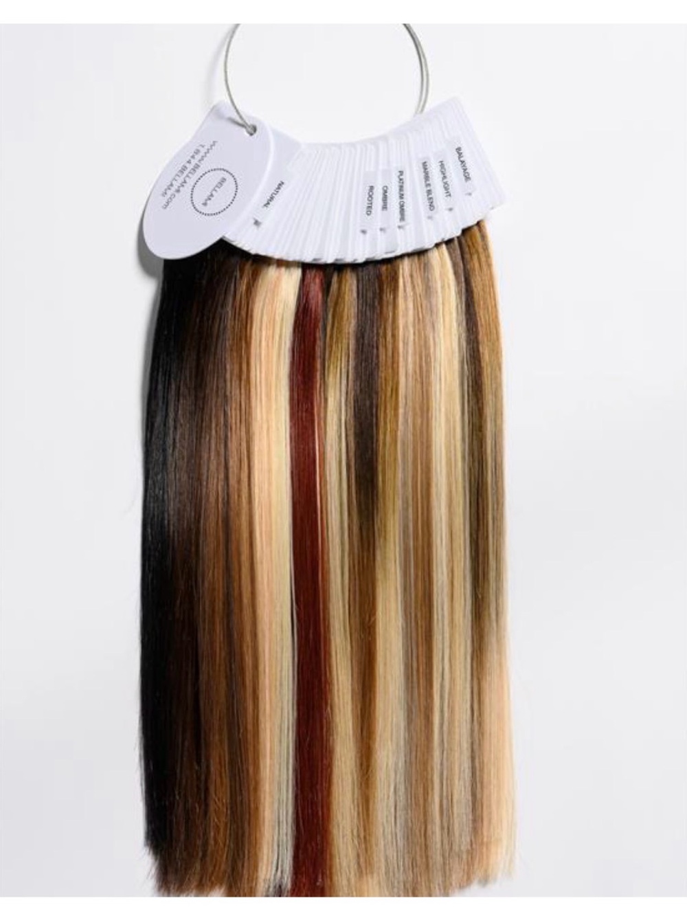 Bellami Clip-In Hair Extension Color Ring Swatch